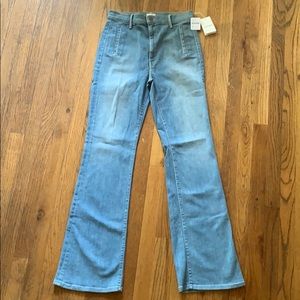 MOTHER The Drama High Waisted Flare Jean, NWT